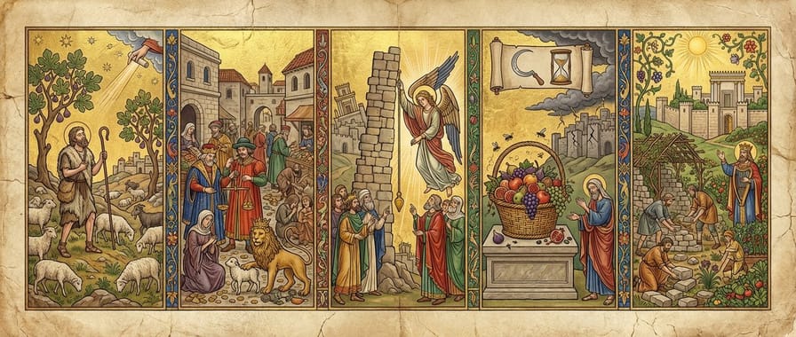 Capa do livro de Amós da Bíblia Sagrada Livro de Amós - Bíblia Sagrada