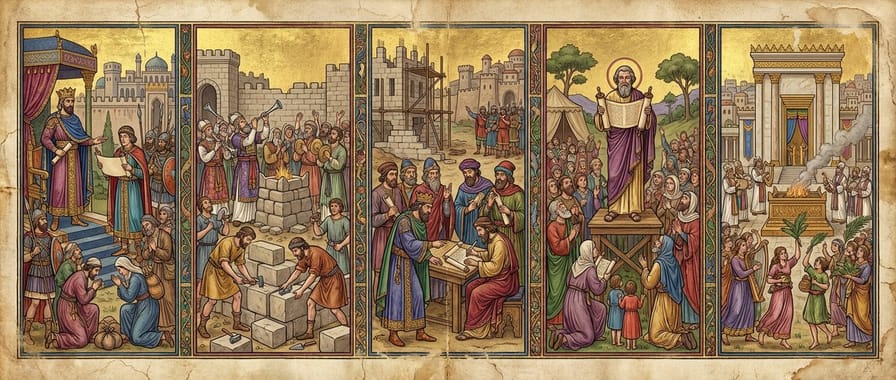 Capa do livro de Esdras da Bíblia Sagrada Livro de Esdras - Bíblia Sagrada