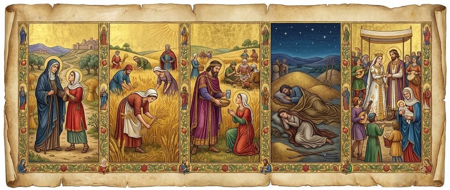 Capa do livro de Rute da Bíblia Sagrada Livro de Rute - Bíblia Sagrada