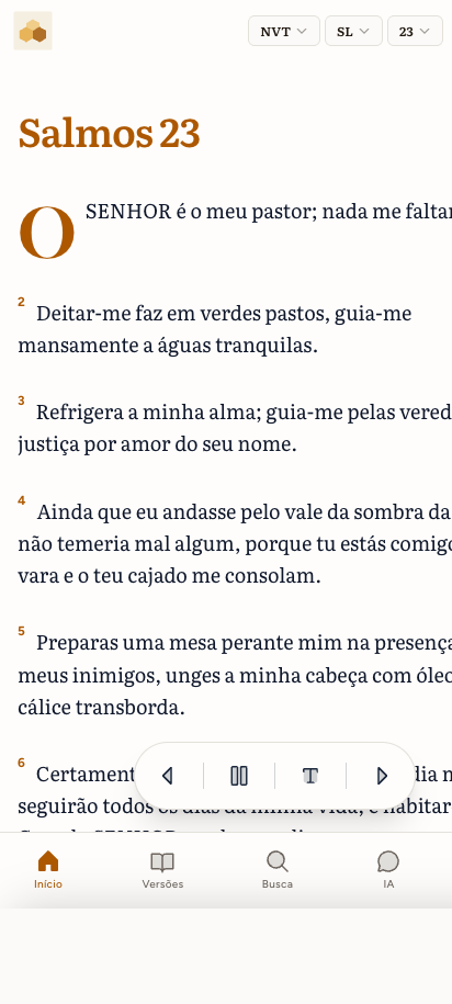 Midvash no Android: Salmo 23